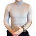 1 Cross-Border Source European And American New High-Neck Men's Solid Color Twisted Sweater Youth_viptrois.com