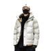 Men's Clothing Men's Winter Short Cotton Coat Men's Plush And Thick Silk Cotton Cotton Coat Style Winter Loose Cotton Coat Men_viptrois.com