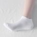 Plus-size boat socks men's summer thin solid color socks wicking cotton socks and ankle socks_viptrois.com