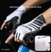 Outdoor Bicycle Road Half Finger Cycling Gloves Shock Absorption Abrasion Resistant Sunscreen Breathable Sports Fitness Fishing Gloves_viptrois.com