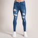 Men's ClothingNew Men's Pants Autumn White Ripped European And Black Slim High Waist Jeans Men's Wear_viptrois.com
