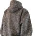 Men's Tweed Hooded Sweatshirt – Oversized Pullover With Stand Collar (Black, Grey, M-XXXL)_viptrois.com