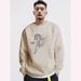 2026 American Retro Running Horse Pattern Print Trendy Top, Spring And Autumn Thick Heavyweight Crew Neck Sweatshirt For Men_viptrois.com