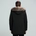 "Classic Mid-Length Winter Coat For Men – Raccoon Fur Collar & Plush Lining, Timeless Dad & Husband Style"_viptrois.com