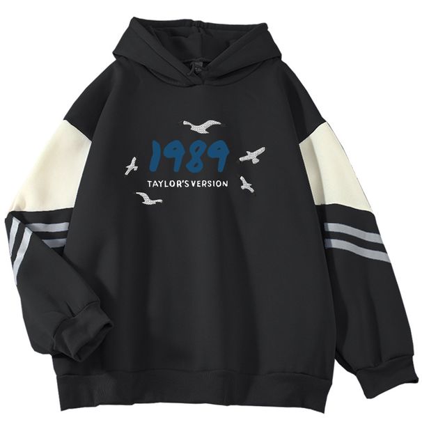 2024 Spring And Autumn New Color Block High-End Taylor Swift Era Tour Cool Internet Celebrity Long Sleeve Sweatshirt_viptrois.com