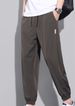 Men's Summer Thin Ice Silk Pants, Fashionable Teenagers' Casual Loose Sports Pants_viptrois.com