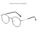 Men's Sunglasses Ultra Light Plain Style Round Frame Glasses Frame Simple Metal Anti Blue Light Glasses Net Celebrity Hot Color Changing Glasses_viptrois.com