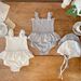 Baby Girls' Bikini Swimsuit Set - 3-Piece Ruffle Sleeveless Tankini With Skirt_viptrois.com