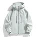 Monochrome Man- 2025 New Couple Style Spring And Autumn Hooded Men's Jacket High-End Fashion Handsome Zipper Cross-Border_viptrois.com