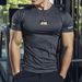 Men's Clothing Muscle Revealing Fitness Clothes Tights Short Sleeved T Shirts For Training And Running High Elastic Quick Drying Clothes_viptrois.com