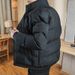 Men's Winter Down Jacket With Hood 550 Fill Power White Goose Down Slim Fit, Water-Resistant Machine Washable Lightweight Warm Coat_viptrois.com