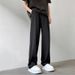 Men's Clothing Naples Casual Trousers Men's High End Drape Straight Mopping Trousers Loose Casual Suit Trousers_viptrois.com