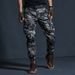 Men's High Street Camo Jogger Pants With Multi-Pockets - Slim Fit Tapered Cargo Pants For Casual Wear (Available In 10 Sizes & 8 Colors)_viptrois.com