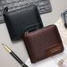 Wallet Card Cases Zipper Coin Purse Men's Short Wallet With Multiple Card Slots And Fashion Thin Card Holder_viptrois.com