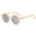 Kids'sunglasses Jelly colored round frame sunglasses for kids Cute trend sunglasses for kids sunglasses_viptrois.com