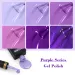 Parkson Purple Series Nail Gel Polish Soak Off UV LED Semi Permanent Color Gel DIY Nail Gel Varnish Base Top Coat Nail Art Gel_viptrois.com