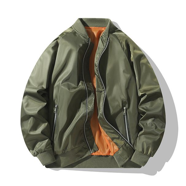 2025 Male Pilot Jacket, American Style Couple Trendy Brand Spring And Autumn Loose Baseball Jacket_viptrois.com