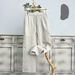 Men's Clothing Pure Linen Men's Trousers Summer Thin Full Linen Trousers Men's Casual Trousers Loose Straight Drape Wide Leg Trousers_viptrois.com