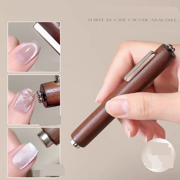 Nails Art & Tools Cigar Big Magnet Three In One Cat's Eye Strong Bold Enlarged Magnet Large Cylindrical Strong Magnetic Nail Tool_viptrois.com