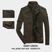 Men's Clothing Vintage Workwear – Stylish & Functional Cotton Utility Jacket – Windproof & Durable – Slim Fit Stand Collar – Lightweight & Heavyweight_viptrois.com