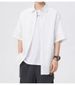 Retro Men's Summer Shirt Loose Fit Student Style Niche Design Fun New Outerwear Top Hong Kong Inspired_viptrois.com