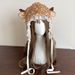 Forest Girl Dress Up Plush Simulation Cute Lace Deer Show Face Small Thick Warm Ear Protection Lei Feng Hat_viptrois.com