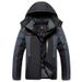 Men's Clothing Sports Outdoor Men's Fleece-lined Thickened Single-layer Rush Clothes Winter Warm Large Size Cotton-padded Soft Mountaineering Suit_viptrois.com