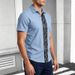 Plus Size Men's Summer Shirts Linen Short Sleeved Casual Style Lapel_viptrois.com