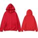 Unisex Hooded Sweatshirt – Minimalist Pullover With Brushed Fleece Lining For All-Season Comfort_viptrois.com