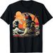 T-shirtt-shirtjapanese Retro Samurai Cat The Great Wave By H_viptrois.com