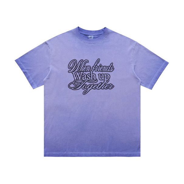 Green Washed T-Shirt 260g American Vintage Style Unique Trendy Print Design_viptrois.com