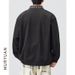 Men's Jacquard Textured Collar Polo Sweatshirt – Loose Fit Knit Pullover With -Style Collar Design_viptrois.com