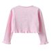 "Utridevn Girls' Cotton Knit Cardigan With Fruit Print - Soft Long Sleeve Button-Up Sweater For Toddlers & Kids (3-8 Years, 90-160cm) - Spring_viptrois.com