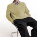 European American Cross-Border Retro Twist Collar Sweater Men, New Trendy Loose Fit Knitted Top For Autumn And Winter_viptrois.com
