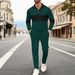 Nordmann Foreign Trade Autumn Winter Cross-Border Hot-Selling European And American Pants Long Sleeve Two-Piece Turn-Down_viptrois.com