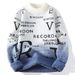 2026 Fashion Knitwear Pullovers Youth/Men Half High Collar Letter Jacquard Long Sleeve Sweater_viptrois.com