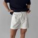 Men's Clothing White Straight Elastic Waist Casual Shorts Thin Four Point Pants Casual Commuting Wide Leg Pants_viptrois.com