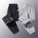 Men's Clothing Plush and thickened men's sports pants loose spring and autumn sweatpants casual pants long pants_viptrois.com