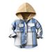 kid's clothing Unisexe hooded plaid shirt for men and women Spring and autumn street fashion wear with CuHK children's casual short jacket_viptrois.com