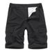 Men's Elastic Work Shorts, Summer Plous-sized Sporty Casual Multi-bag Capre Pants For Men_viptrois.com