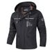Men’s Detachable Hood Jacket – Lightweight Corduroy Zip-Up Coat With Utility Pockets (Black/Dark Green/Ivory/Burgundy, M-4XL EU Sizing)_viptrois.com