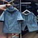 Men's Clothing Men's Lightweight Workout Sun Protection Hoodie & Shorts Set - Summer Athletic Two-Piece Outfit - Quick-Dry Fabric - Loose Fit - S-4XL_viptrois.com