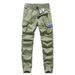 Men's Clothing Drawstring Korean Style Cargo Pants With Zipper & Multi-Pockets - Slim-Fit Workwear Pants In Army Green, Black, Grey, Khaki & Camel_viptrois.com
