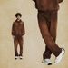 EXISTANCE Distressed Vintage Streetwear Hoodie & Jogger Set - Oversized Washed Cotton Blend Unisex Casual Outfit (Black/Brown/Grey/Green, S-XXL)_viptrois.com