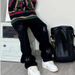 Men's Streetwear Drawstring Jeans – Relaxed Fit Hip-Hop Trousers With Urban Edge_viptrois.com