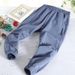 Mother & Kids quick-drying sweatpants thin medium and large children's spring and summer pants 2023 boys and girls anti-mosquito pants casual trousers_viptrois.com