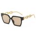 Large Frame For Women Trendy Hot Girl Concave Shape Slimming Fashionable Personality Sunglasses_viptrois.com