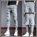 Casual Pants, Men's 2023, Late-model Sweatpants, Slim-fit Feet, Summer-style Skinny Leggings, Paratrooper Pants, Men's_viptrois.com
