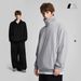 Men's Half-Zip Fleece Sweatshirt – Vintage-Inspired Relaxed Fit With Stand Collar & Drop Shoulder (S-XXL, 3 Neutral Tones)_viptrois.com