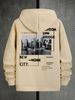 Men's Autumn/Winter Casual Fashion Loose Hoodie New York City Pattern Print Warm Long Sleeve Hoodie Sweater_viptrois.com